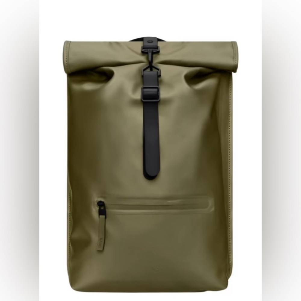 RAINS Rolltop Rucksack Bag Luggage Backpack Revel $150 NEW NWT